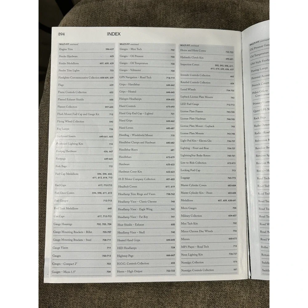 Harley-Davidson 2007 Genuine Motor Parts & Accessories Catalog Motorcycle OEM